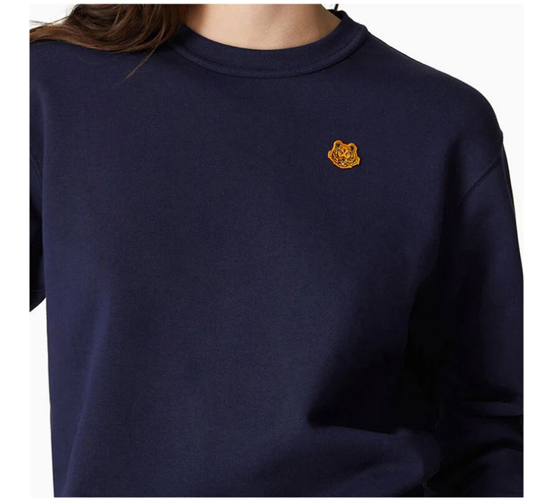 商品Kenzo|KENZO 女士海军蓝卫衣/帽衫 FB52SW8204ML-76,价格¥914,第2张图片详细描述