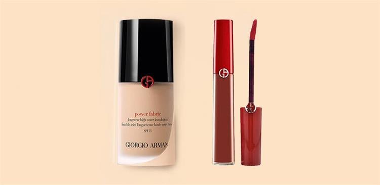 商品Giorgio Armani|阿玛尼红管唇釉#405#214口红粉底液礼盒礼袋装七夕情人节礼物送女友,价格¥628,第1张图片详细描述