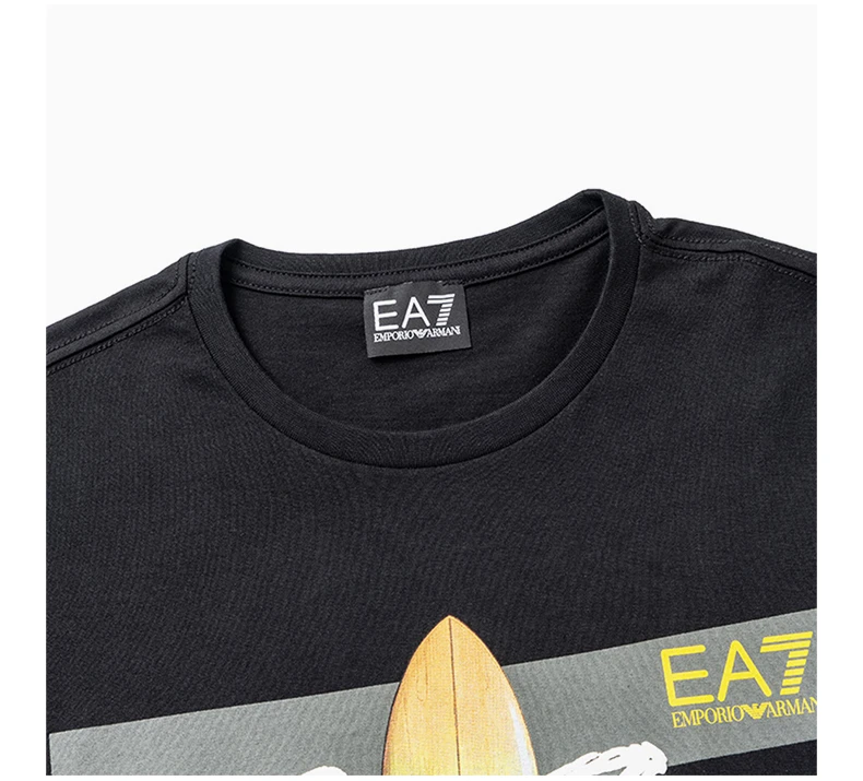 商品Emporio Armani|EMPORIO ARMANI 黑色男士T恤 3GPT15-PJT7Z-1200,价格¥451,第7张图片详细描述