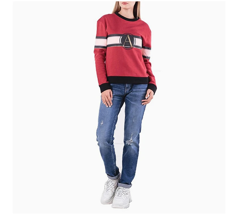 商品Emporio Armani|EMPORIO ARMANI 拼色女士卫衣/帽衫 6Z2M6V-2J4SZ-0341,价格¥1038,第7张图片详细描述