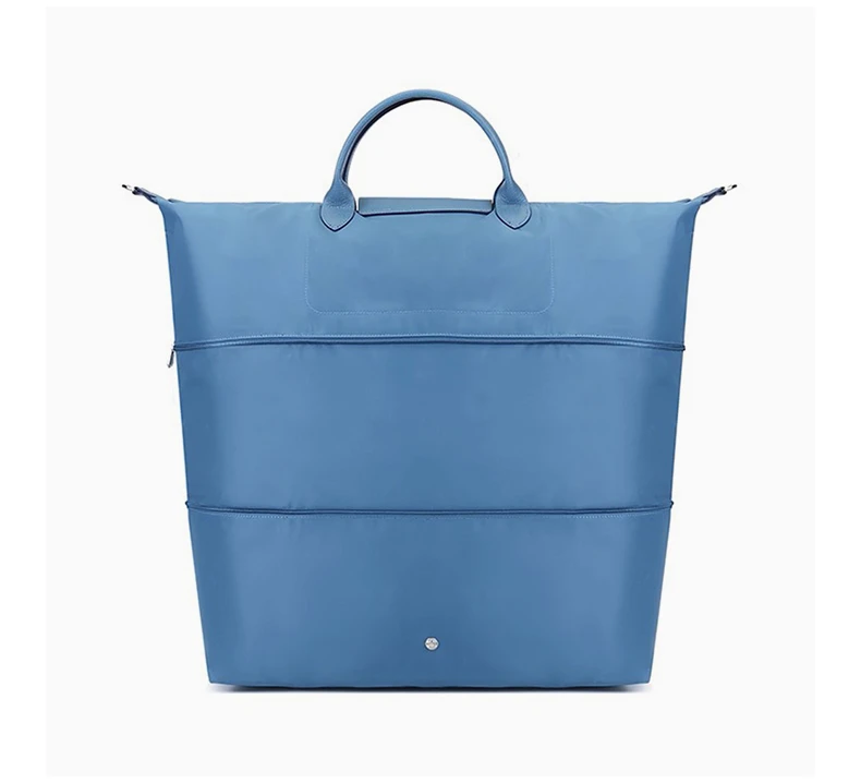 商品[国内直发] Longchamp|LONGCHAMP 女士雾霾蓝短��柄可折叠手提单肩包旅行袋织物 1911619P58,价格¥1545,第6张图片详细描述