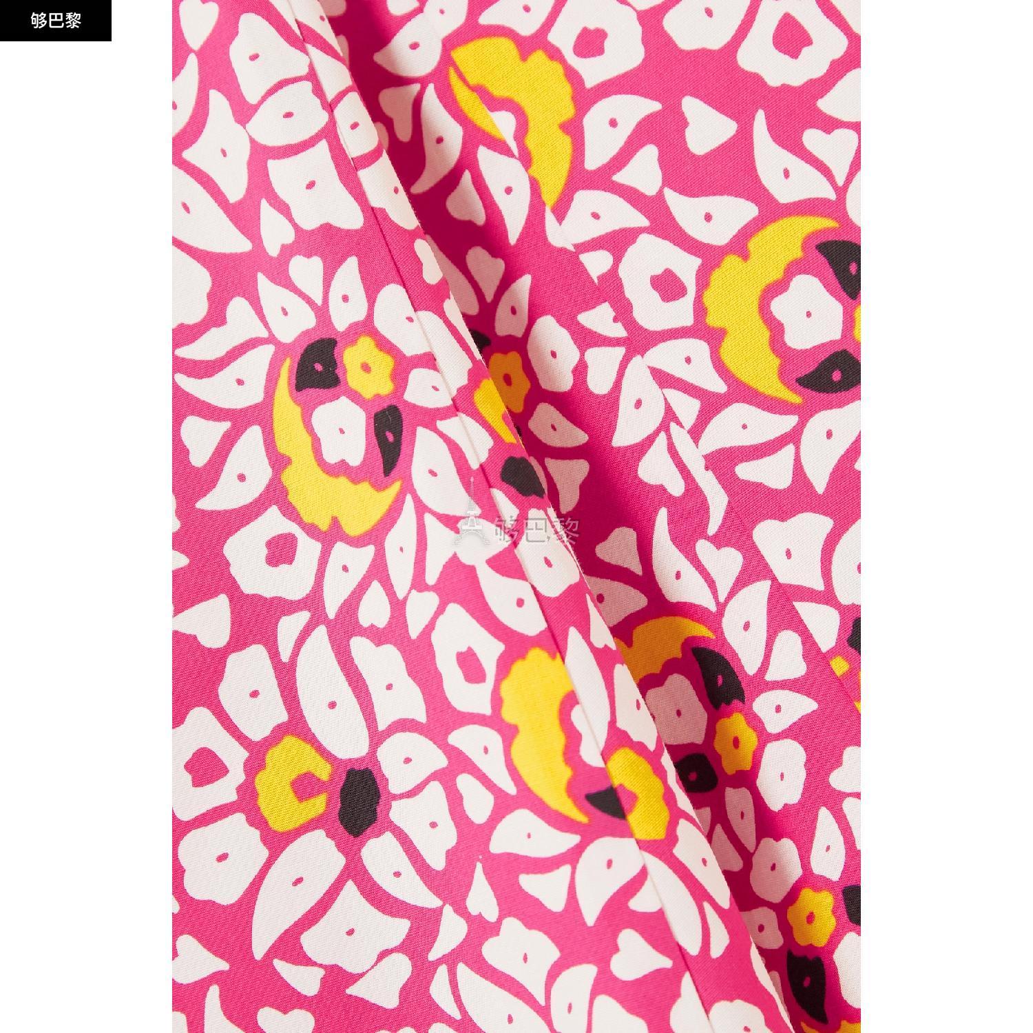 商品Diane von Furstenberg|包邮包税【预售7天发货】 DIANE VON FURSTENBERG 23秋冬 女士 连衣裙 Melissa 印花弹力棉质府绸中长连衣裙 1647597303930872 DVFDS1R011PSSPK ,价格¥5602,第7张图片详细描述