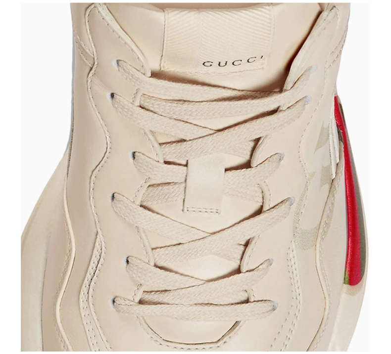 商品[国内直发] Gucci|GUCCI 古驰 男士象牙色皮革休闲鞋 500877-DRW00-9522,价格¥7982,第8张图片详细描述
