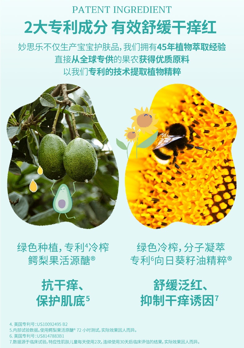 商品[国内直发] Mustela|妙思乐思恬雅滋养霜宝宝身体乳修护肌肤儿童润肤霜200ML,价格¥270,第4张图片详细描述