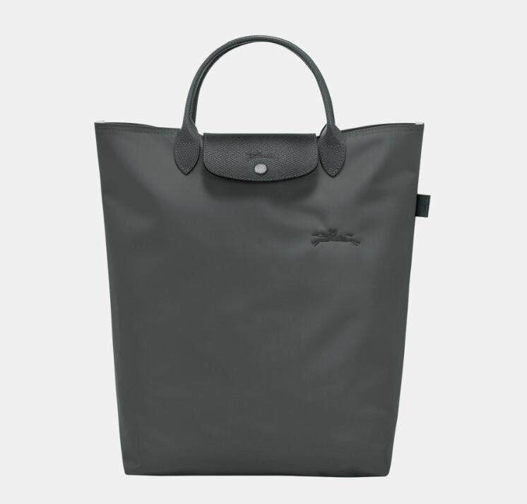 商品Longchamp|珑骧Logo压花 再生聚酰胺拼帆布 托特包Tote包购物袋手提包 中号 女款 多色（香港仓发货）,价格¥857,第2张图片详细描述