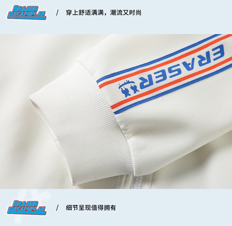 商品[国内直发] ERASER|【小翱推荐】ER火焰串标外套运动立领国潮夹克休闲宽松男女同款 Erjk3083,价格¥223,第18张图片详细描述