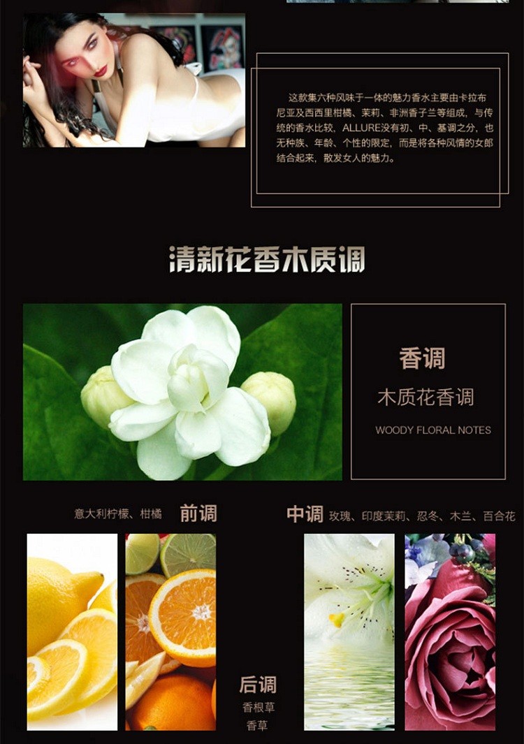 商品Chanel|Chanel香奈儿 倾城之魅魅力女士浓香水 35/50/100ml,价格¥728,第6张图片详细描述