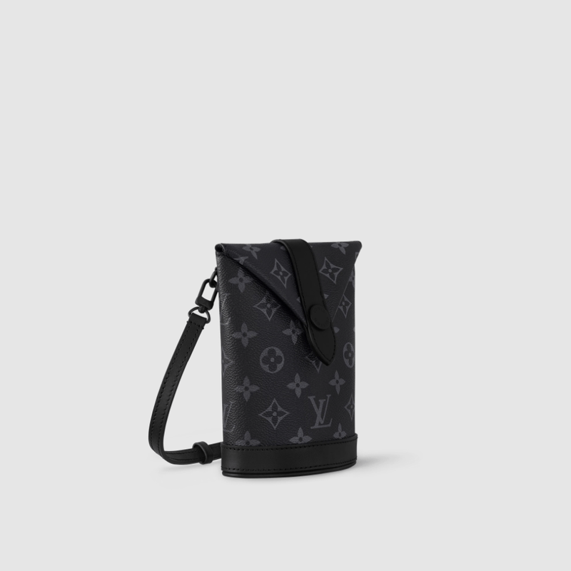 商品Louis Vuitton|【现货】路易威登 男士黑色帆布/牛皮斜挎包 M11613,价格¥10539,第4张图片详细描述