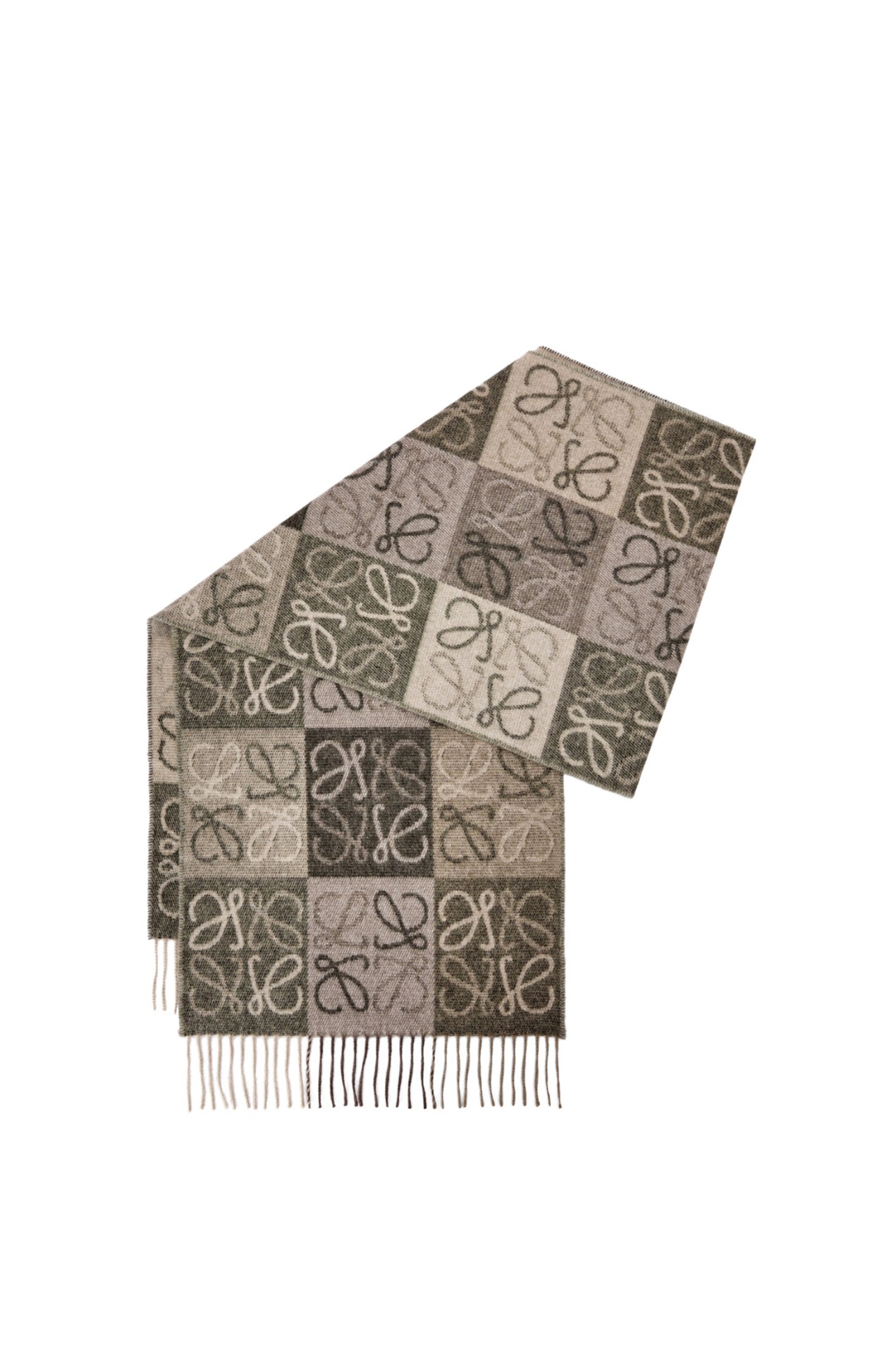 商品Loewe|LOEWE/罗意威 Anagram 羊毛羊绒围巾,价格¥3182,第11张图片详细描述