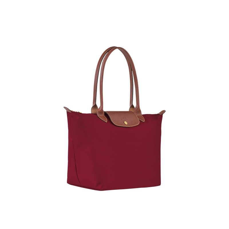 商品Longchamp|LONGCHAMP/珑骧 女士深蓝色帆布金色五金按扣拉链开合大号托特包,价格¥1132,第9张图片详细描述
