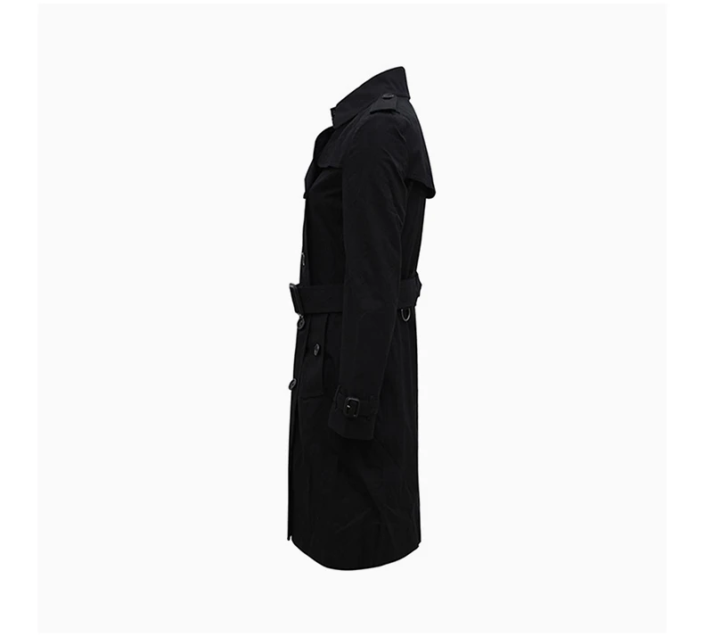 商品[国内直发] Burberry|BURBERRY 黑色女士风衣 3886100,价格¥13673,第4张图片详细描述