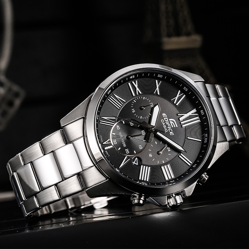 商品[国内直发] Casio|卡西欧手表EDIFICE系列  日期显示 秒表功能,价格¥614,第2张图片详细描述