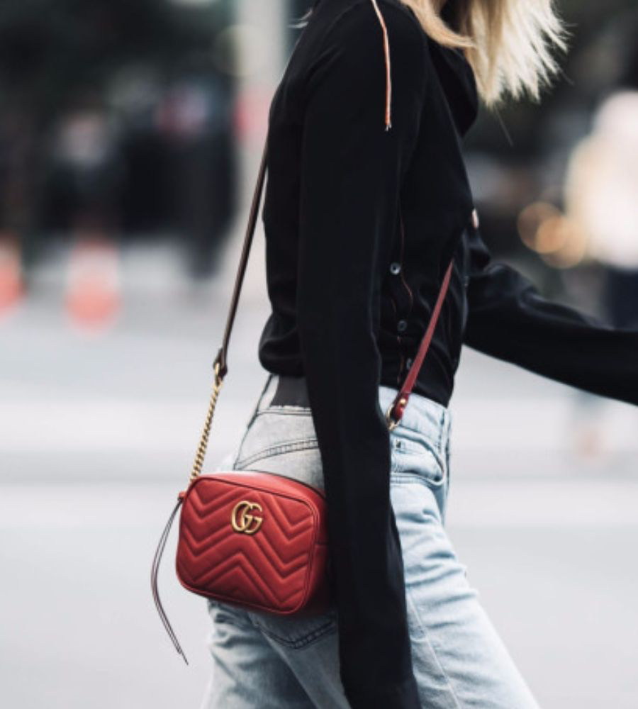 商品Gucci|GG Marmont 相机包,价格¥8179,第1张图片详细描述