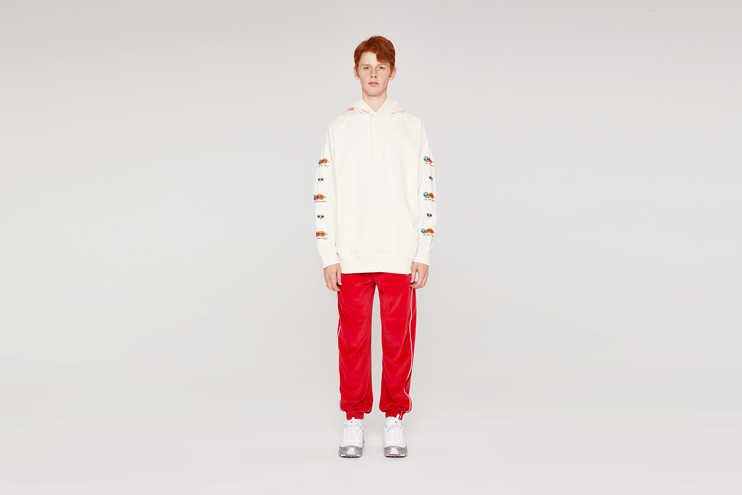 商品NERDY|【享贝家】NERDY   Character Overfit Pullover Hoodie套头衫连帽卫衣 奶油色（预售款，10天发货） PNES20KE1602,价格¥216,第10张图片详细描述