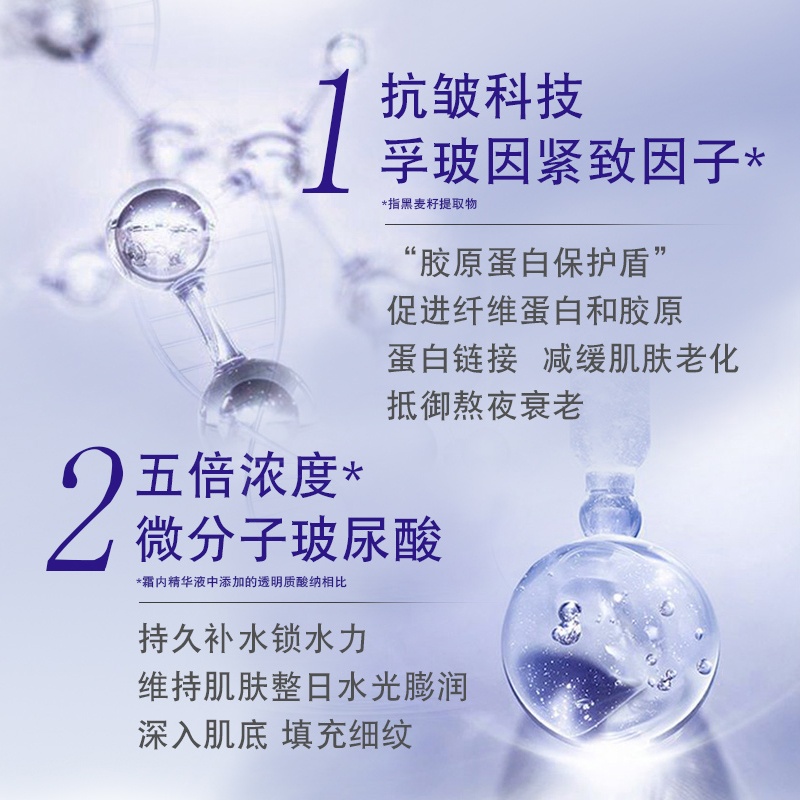 商品[国内直发] L'Oreal Paris|欧莱雅复颜玻尿酸导入乳霜零点霜买1送3礼盒套装,价格¥273,第5张图片详细描述