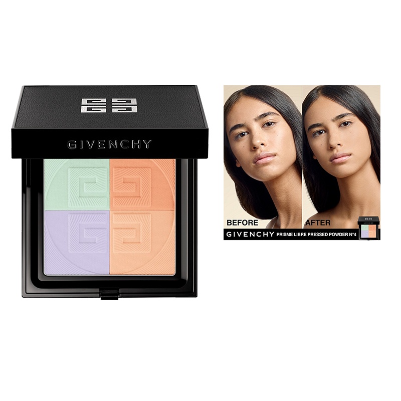 商品Givenchy|Givenchy纪梵希明星四宫格蜜粉饼9.5g 轻盈控油,价格¥468,第6张图片详细描述