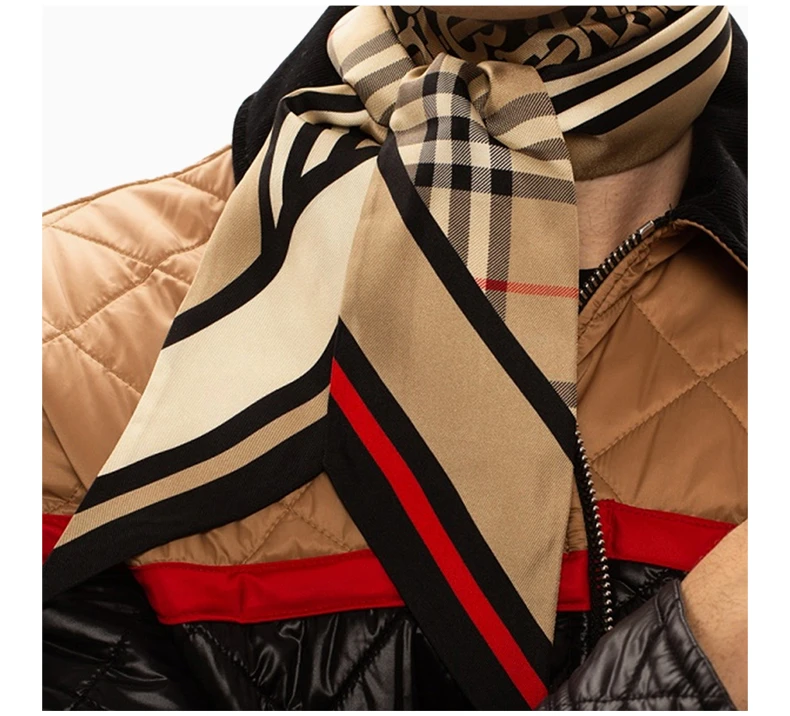 商品Burberry|BURBERRY 格纹女士丝巾 8037017,价格¥1380,第7张图片详细描述