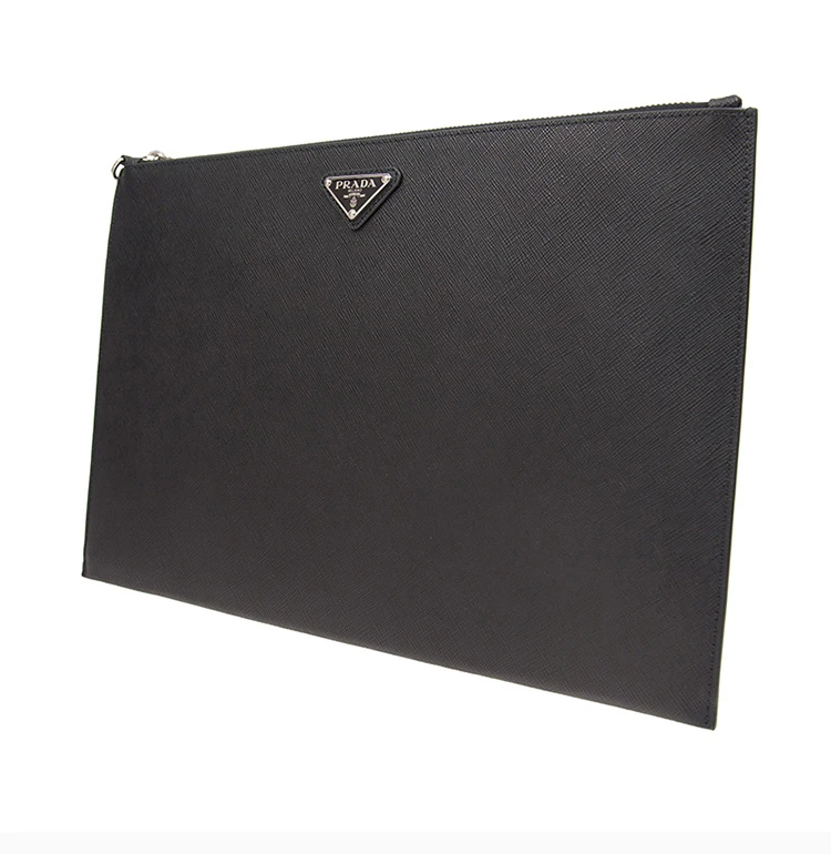 商品[国内直发] Prada|Prada 普拉达 男士黑色手拿包 2NH001-PN9-F0002,价格¥10254,第5张图片详细描述