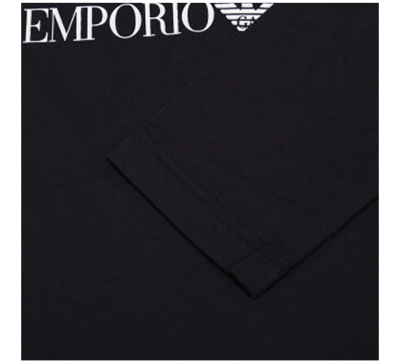 商品Emporio Armani|EMPORIO ARMANI 黑色男士卫衣/帽衫 6ZPT24-PJM9Z-1200,价格¥392,第8张图片详细描述