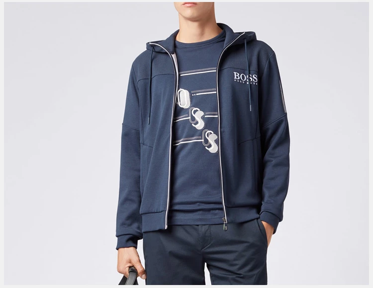 商品Hugo Boss|HUGO BOSS 深蓝色男士T恤 TEE3-50389085-410,价格¥504,第14张图片详细描述