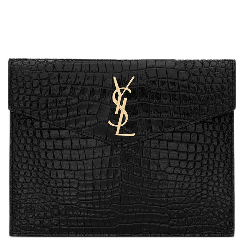 商品Yves Saint Laurent|SAINT LAURENT PARIS/圣罗兰 YSL经典款UPTOWN系列女士小号手拿信封包,价格¥4248,第2张图片详细描述