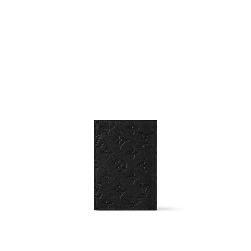 商品Louis Vuitton|【预售十天】路易威登 25新款 男士极致黑老花牛皮护照包 M13187,价格¥3640,第6张图片详细描述