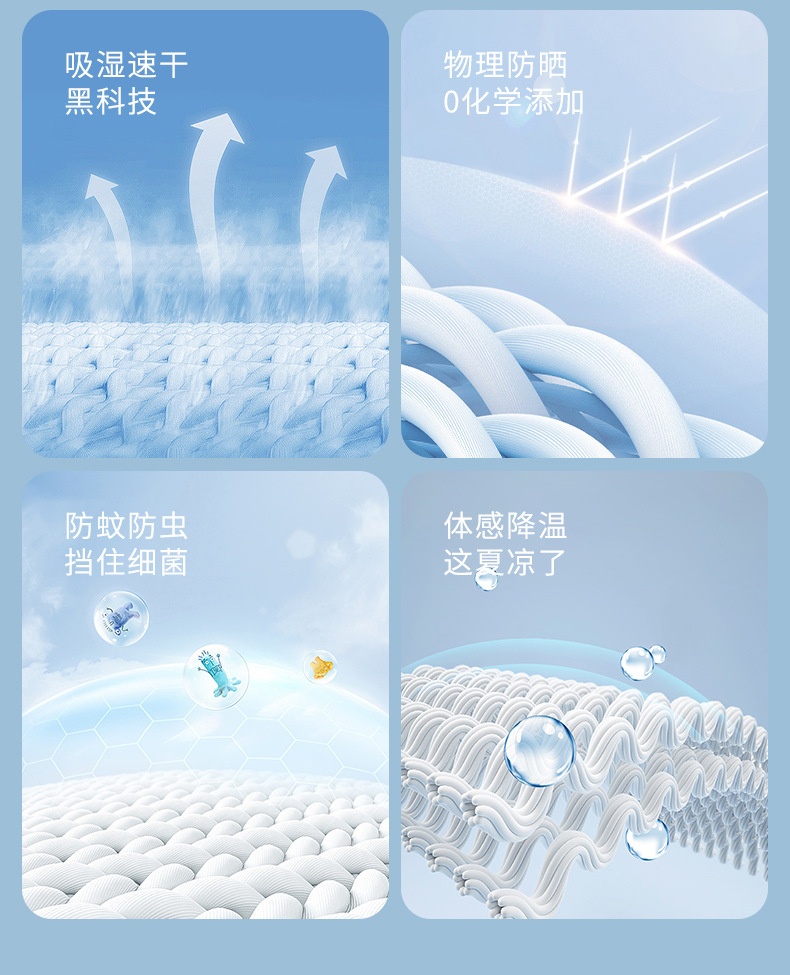 商品[国内直发] GLENVINTEN|格岚云顿2024夏季新款女童防晒衣中大童轻薄透气儿童宽松连帽外套,价格¥237,第3张图片详细描述