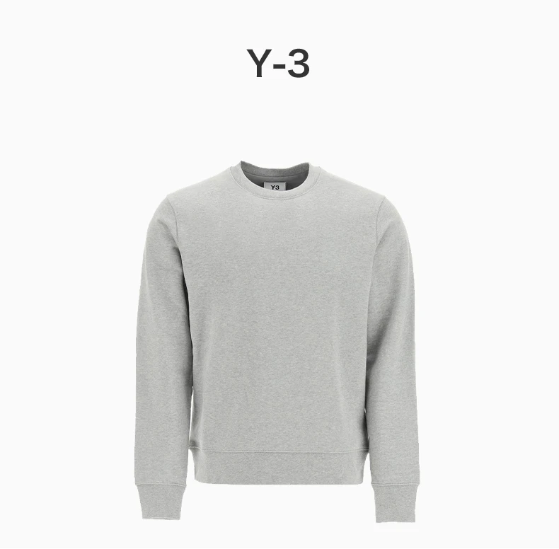 商品[国内直发] Y-3|Y-3 灰色男士卫衣/帽衫 HB6309,价格¥1024,第1张图片详细描述