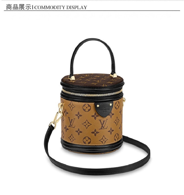 商品Louis Vuitton|Louis Vuitton 路易威登 女士 老花帆布水波纹小号单肩斜挎手提包水桶包M43986 送礼好物,价格¥29457,第3张图片详细描述