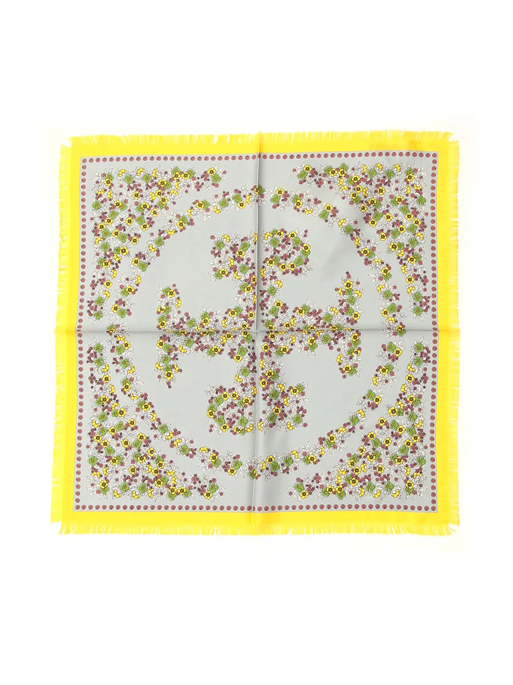 商品[国内直发] Tory Burch|TORY BURCH 汤丽柏琦 女士红色丝质围巾 77331-401,价格¥1158,第1张图片详细描述