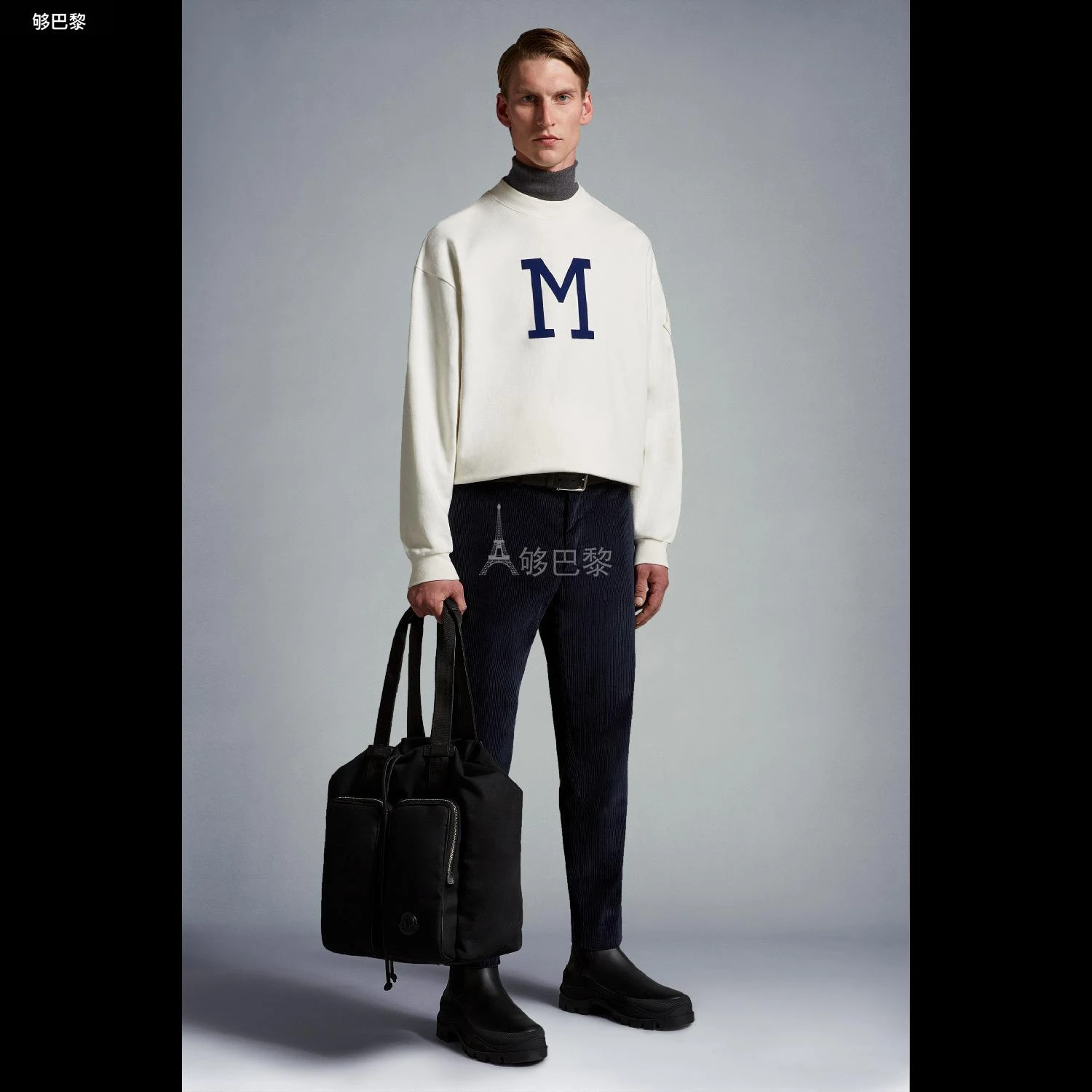 商品Moncler|包邮包税【预售7天发货】 MONCLER蒙可蒙克莱 23秋冬 男士 休闲裤 Corduroy Trousers I20912A00037549UU779,价格¥4173,第5张图片详细描述