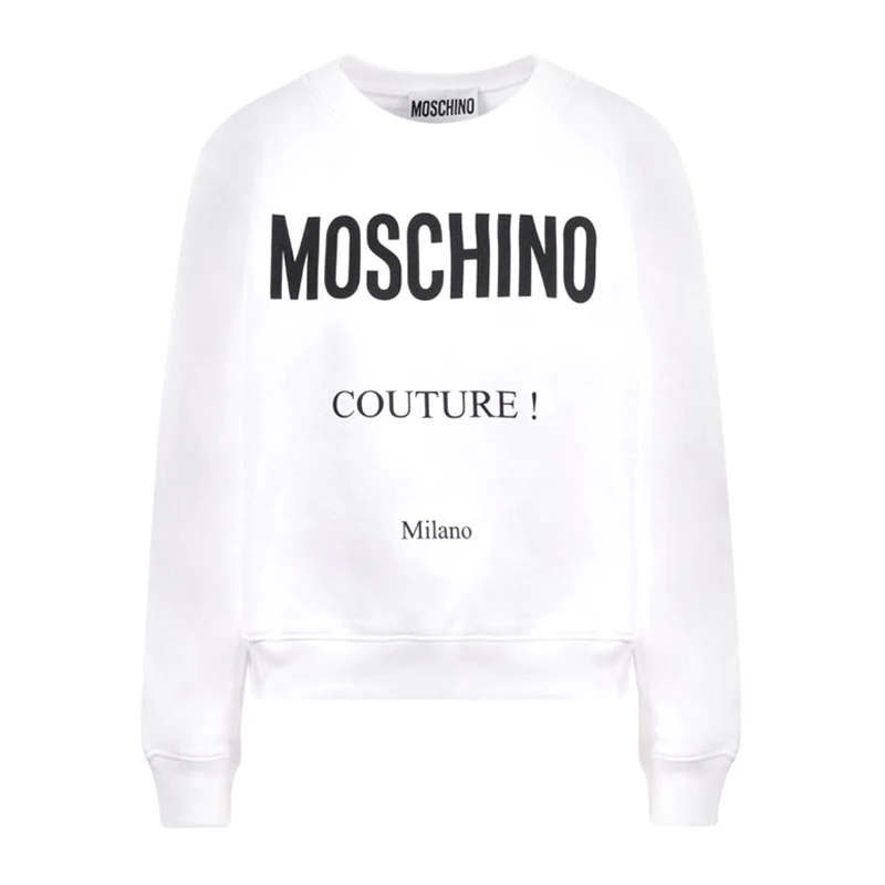 商品[国内直发] Moschino|MOSCHINO 白色女士卫衣/帽衫 A1720-5527-3001,价格¥2227,第1张图片详细描述