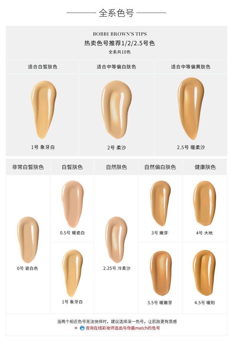 商品Bobbi Brown|BOBBI BROWN/芭比波朗 虫草粉底液 SAND 柔沙2# 30ml  （新版N032),价格¥442,第3张图片详细描述