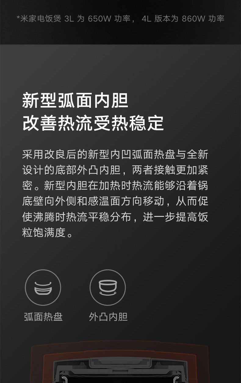 商品[国内直发] XIAOMI|小米米家智能电饭煲C1家用3-4人多功能迷你电饭锅小饭煲,价格¥293,第8张图片详细描述