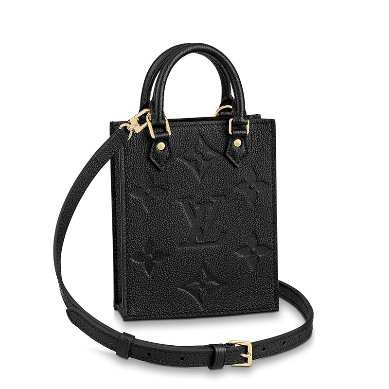 商品Louis Vuitton|【预售十天】Louis Vuitton/路易威登 经典款PLAT系列 女士黑色老花压纹粒面牛皮革金扣配可拆卸肩带单肩斜跨手提托特包M81417,价格¥14039,第2张图片详细描述