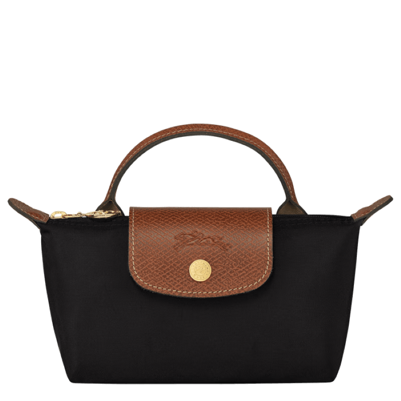 商品Longchamp|珑骧 LE PLIAGE ORIGINAL 黑色短柄饺子包手提包 34175089001,价格¥688,第2张图片详细描述