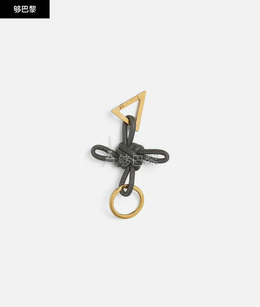 商品Bottega Veneta|【预售】 BV葆蝶家 24秋冬 女士 钥匙扣 Porte-Clés Triangle Carré Double Knot 619100V00501408,价格¥3166,第4张图片详细描述