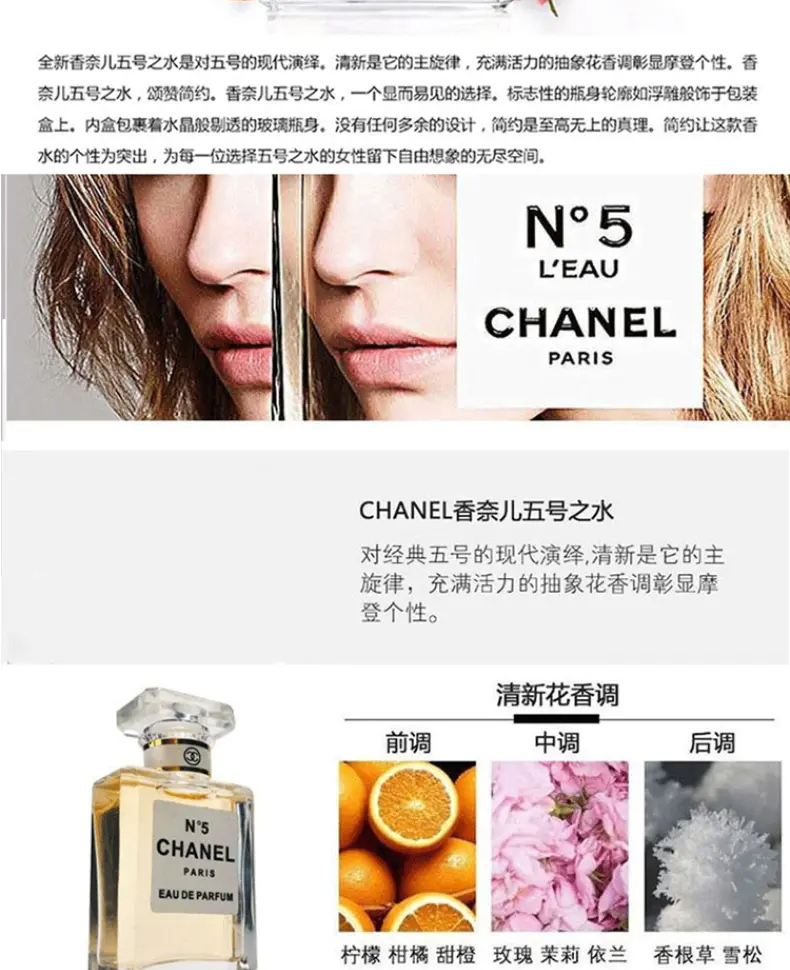 商品Chanel|Chanel香奈儿Q版香水小样5件套便携小巧留香持久【香港直邮】,价格¥297,第8张图片详细描述