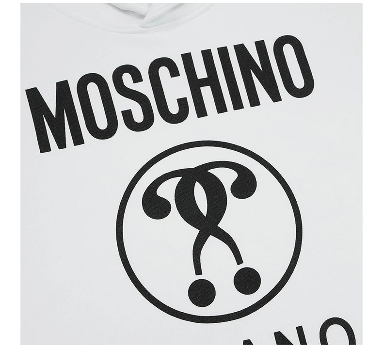 商品Moschino|MOSCHINO 白色女士卫衣/帽衫 EA1717-5527-1001,价格¥2599,第6张图片详细描述