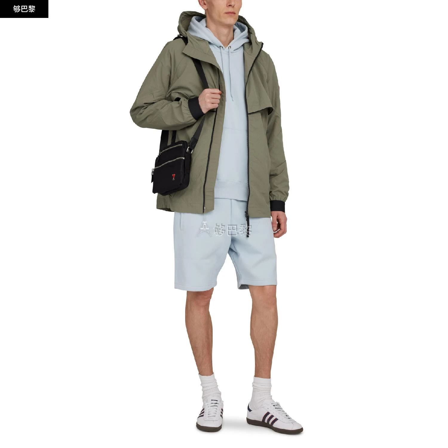 商品Carhartt WIP|【特惠8.7折】包邮包税【预售7天发货】 CARHARTT WIP 男士 卫衣 Chase 连帽衫  I026384/1GVXX CAHQ4N36BLU,价格¥1146,第4张图片详细描述