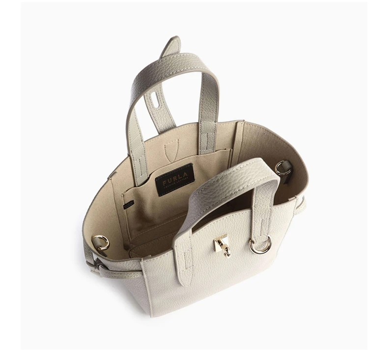 商品Furla|FURLA 浅灰色女士手提包 BASRFUA-HSF000-M7Y00,价格¥1405,第7张图片详细描述