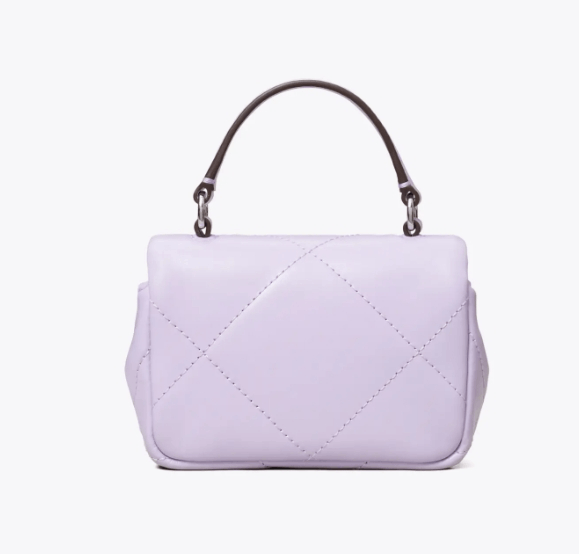 商品Tory Burch|汤丽柏琦 女Kira 菱格纹绗缝四叶草迷你手提链条单肩斜挎包（香港仓发货）,价格¥2155,第15张图片详细描述