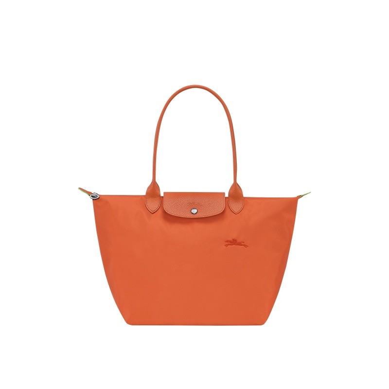 商品Longchamp|LONGCHAMP/珑骧 女士粉色帆布银色五金按扣拉链开合大号托特包,价格¥1045,第6张图片详细描述