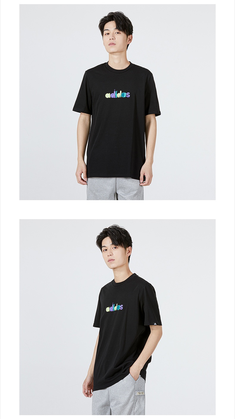 商品[国内直发] Adidas|M ILL G T 1男士运动休闲T恤,价格¥126,第3张图片详细描述