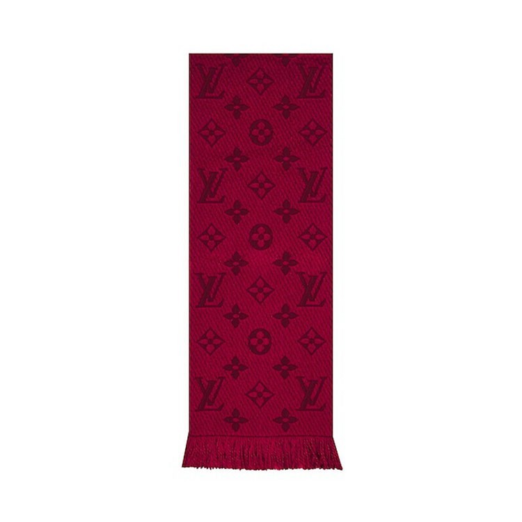 商品Louis Vuitton|Louis Vuitton 路易威登 女士羊毛围巾 红宝石色M72432,价格¥4407,第6张图片详细描述