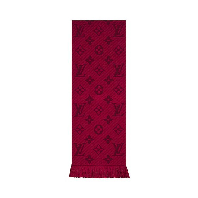 商品Louis Vuitton|Louis Vuitton 路易威登 女士羊毛围巾 红宝石色M72432,价格¥4452,第6张图片详细描述