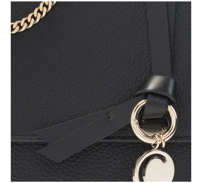 商品Chloé|CHLOE' 女黑色女士手拿包 C21WP727-F57-001,价格¥5001,第8张图片详细描述