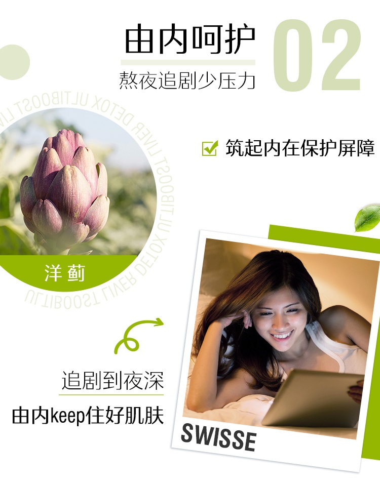 商品Swisse|斯维诗 奶蓟草护肝片120片/200片 中西草本护肝养肝 加班熬夜烟酒人士常�备 海外进口,价格¥125,第6张图片详细描述