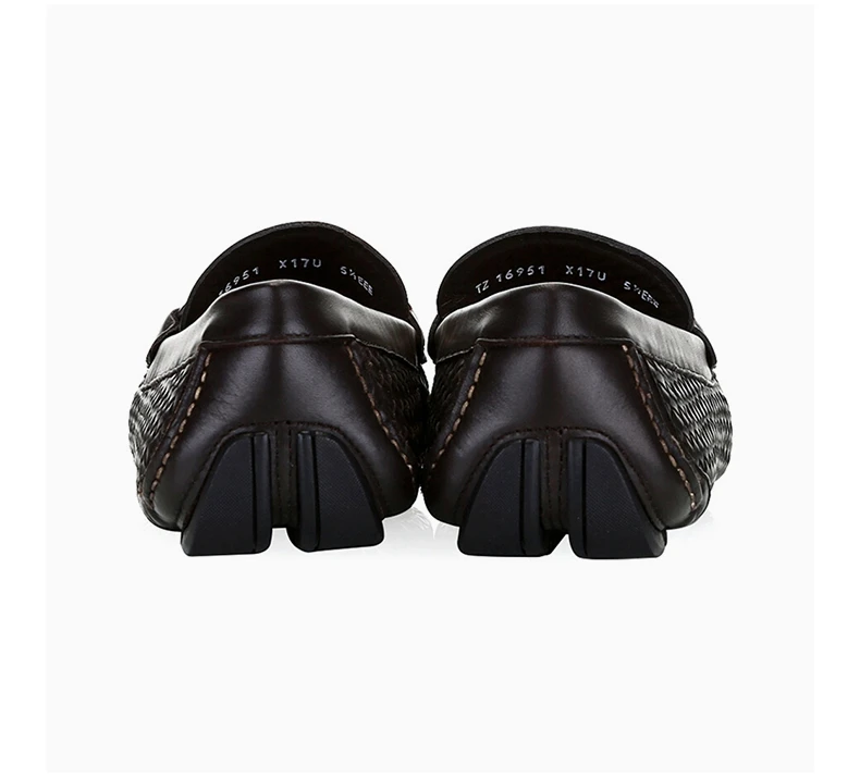 商品Salvatore Ferragamo|SALVATORE FERRAGAMO 深棕色男士驾车鞋 0570447-P-C-CAFF,价格¥3019,第7张图片�详细描述