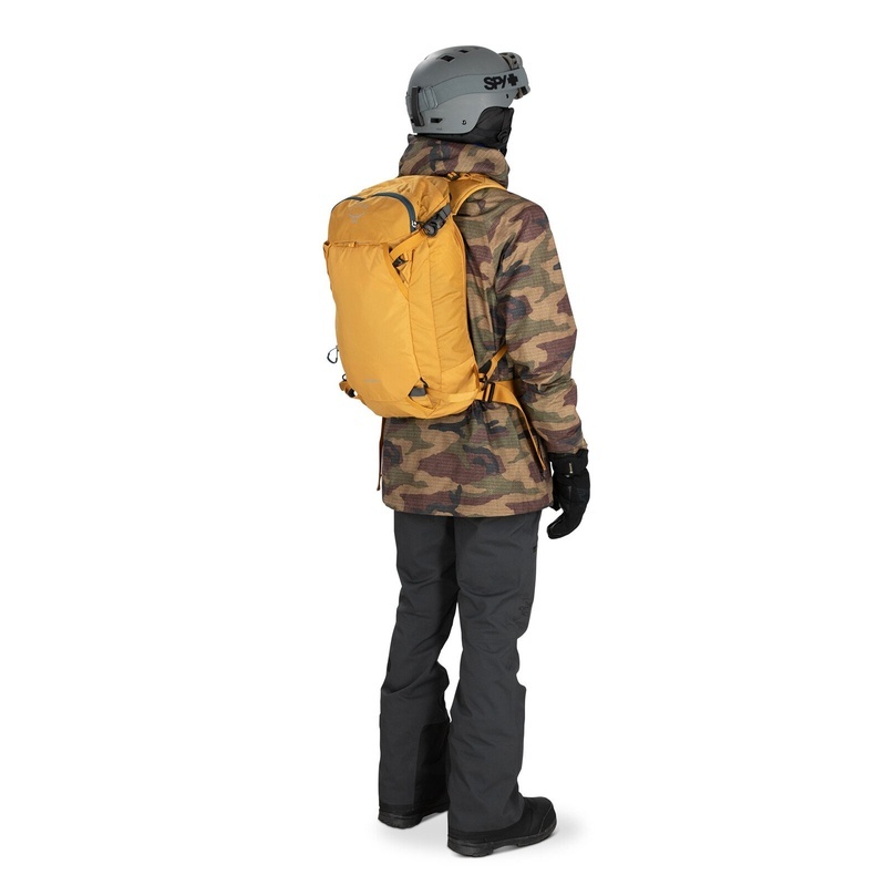 商品Osprey|Osprey小鹰 Soelden 22男女通用工匠黄尼龙越野滑雪背包,价格¥1215,第4张图片详细描述